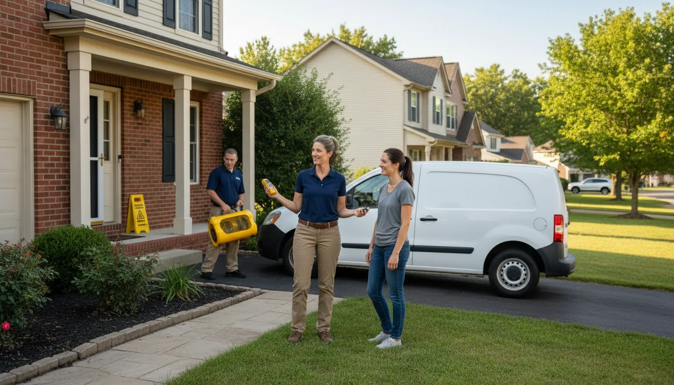 Residential water damage restoration in Salton City, CA